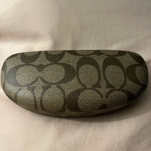 Coach hard sunglass case